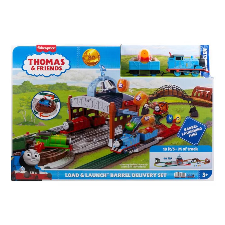 Pista de Juguete Mattel Thomas & Friends Motorizada - Entrega los Barriles.